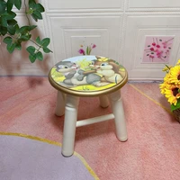 small stool solid wood home small chair fashion shoe changing stool round stool adult sofa stool short stool creative small