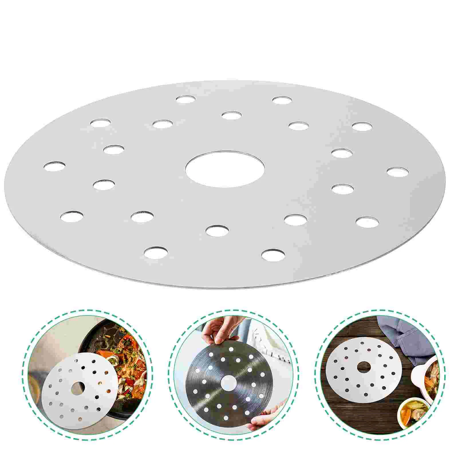 

Plate Heat Diffuser Induction Adapter Cooktop Stove Flame Conductionhob Mat Ring Simmersheet Cookware Casserole Infuser Cooker