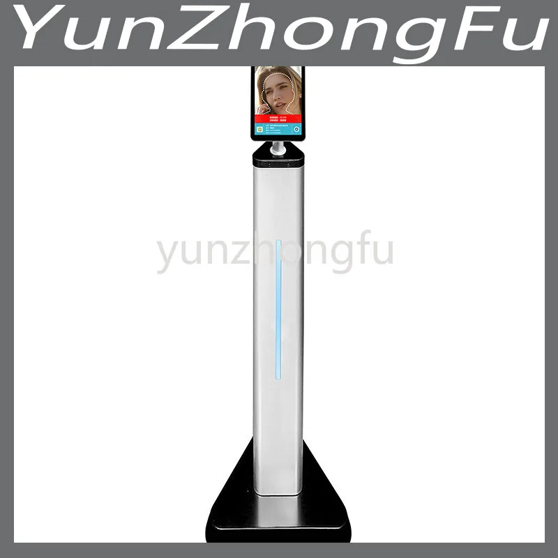 

8 Inch Face Recognition Time Attendance Body Temperature Device With Management Platform