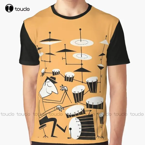 

Play That Beat Graphic T-Shirt 100% Cotton Tshirts Men Digital Printing Tee Shirts Christmas Gift New Popular Xxs-5Xl Streetwear