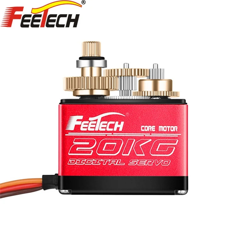 Feetech FT5320M 180 градиентный цифровой серводвигатель 20 кг 7,4 В гнили алюминиевые легианы getrie14 сервопривод с металлическим рычагом