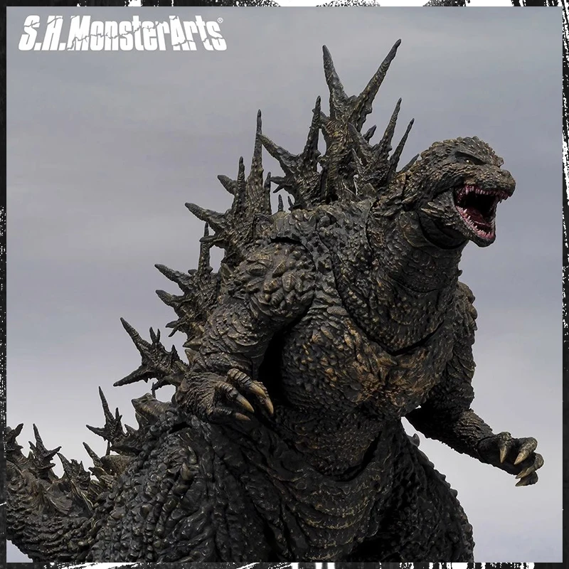 

Bandai Sh Monsters Godzilla Anime Action Figure YUJI Movie Edition Exquisite Room Ornament Free Shipping Christmas Gift