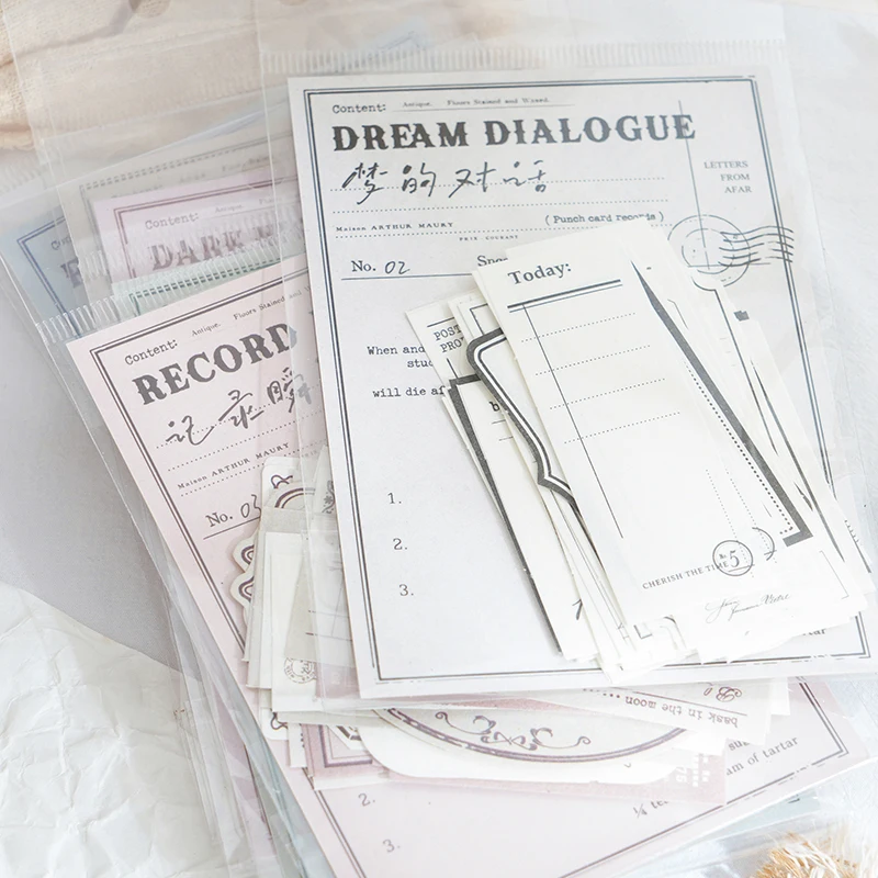 Журнал GO 30 шт./лот летняя винтажная простая рамка для записей материал бумага