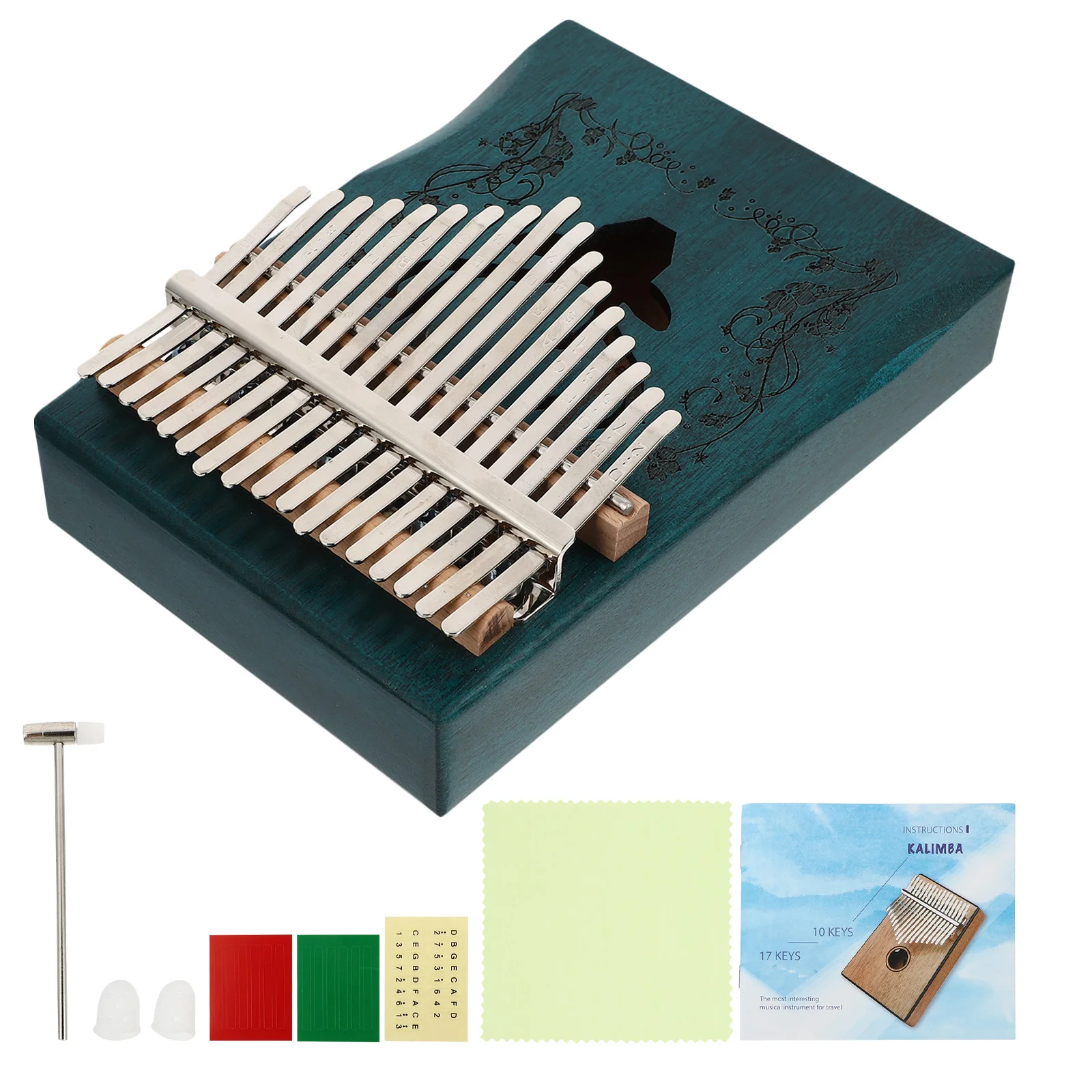 

Kalimba Finger Instrument Piano Thumb Mbira African Gift Portable Beginner Wooden Starter Kids Gecko Sansula Koa Marimbas