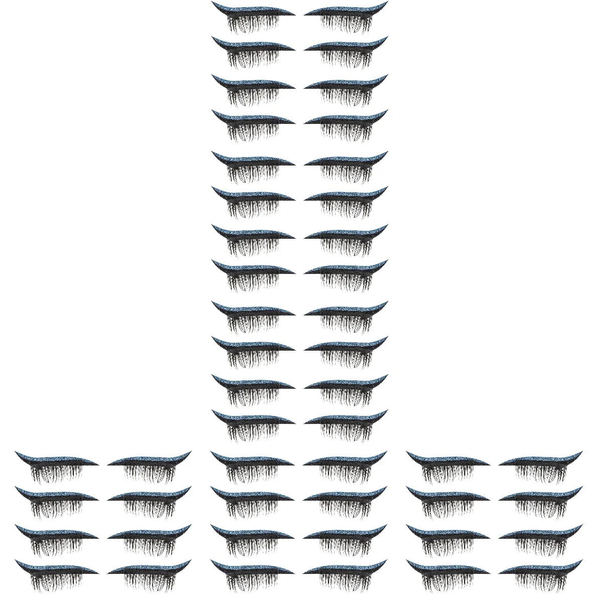 

Стикер для ресниц s, подводка для глаз, стикер, ресницы, многоразовые Стикеры, блестящие, для стриптиза, макияжа глаз, линия для накладных гла...
