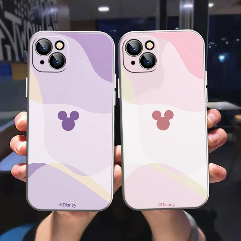 

Disney Mickey Mouse Phone Case For iPhone 11 12 Pro 13 Pro MAX Mini 6 6S 7 8 Plus X XR XS MAX SE 2020 Cute TPU Funda Back Cover