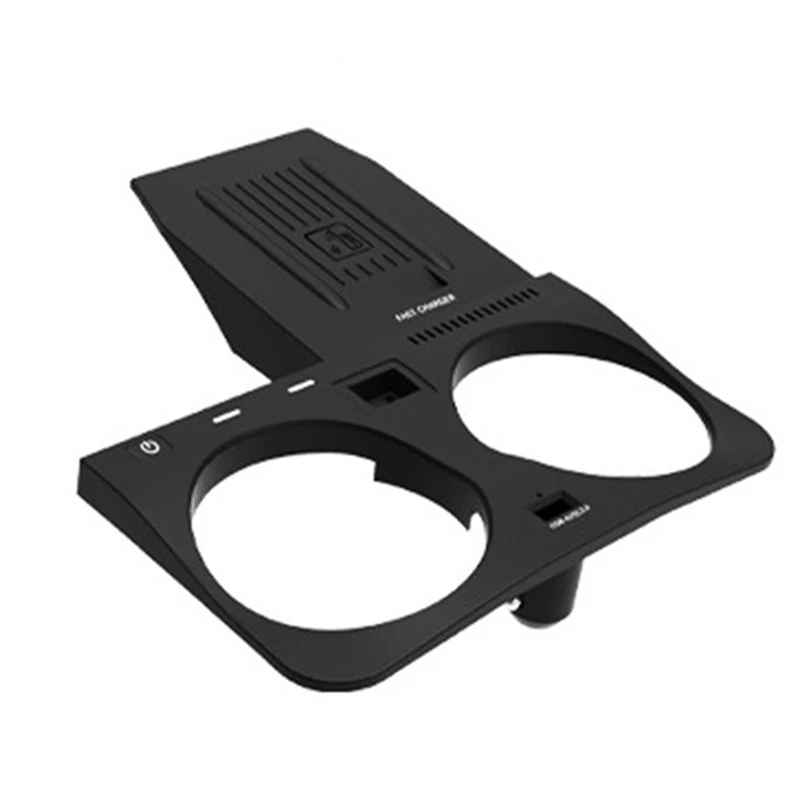 

15W Car QI Wireless Charger Fast Phone Charger Charging Plate Panel Phone Holder For BMW X5 G05 X6 G06 X5M X6M 2019-2022