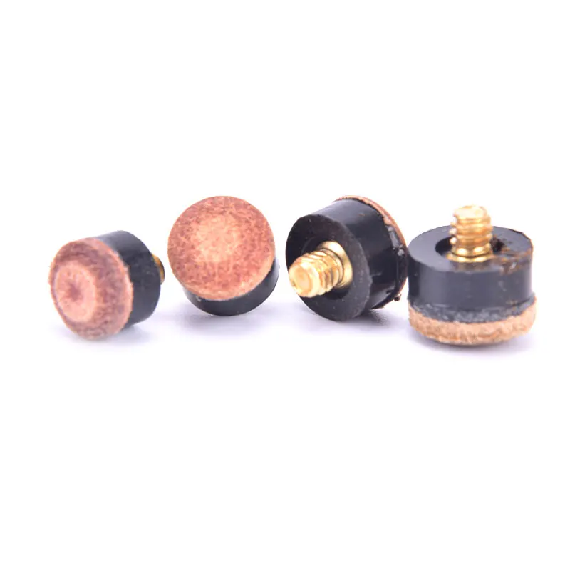 

High Quality Snooker Screw On Cue Tips For Billiard Pool Cue Stick And Snooker Cue Replacement Parts Set Stick Accessories