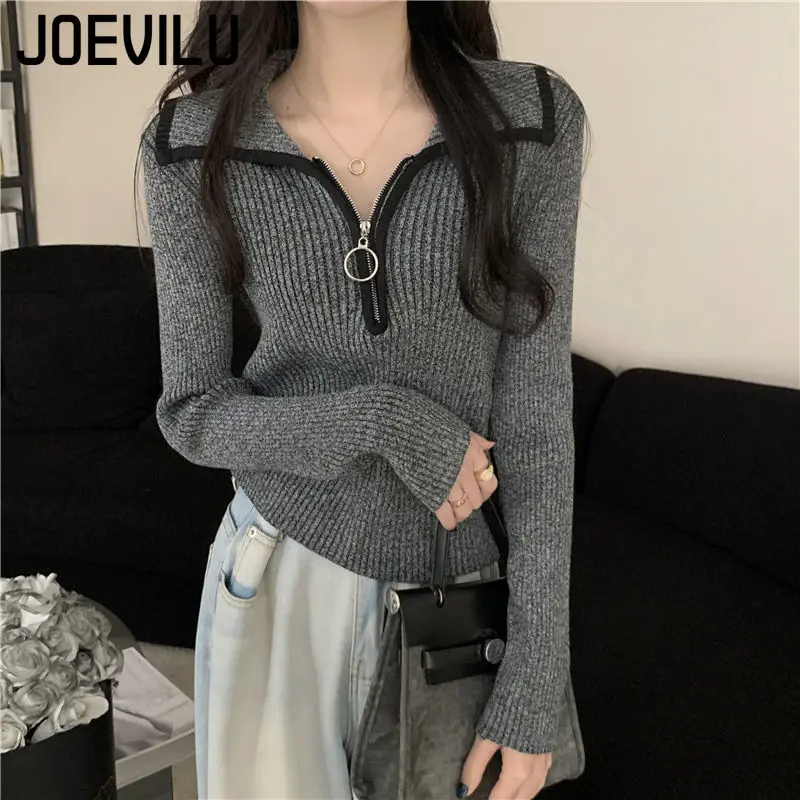 JOEVILU Полиэстер Пуловер Женский