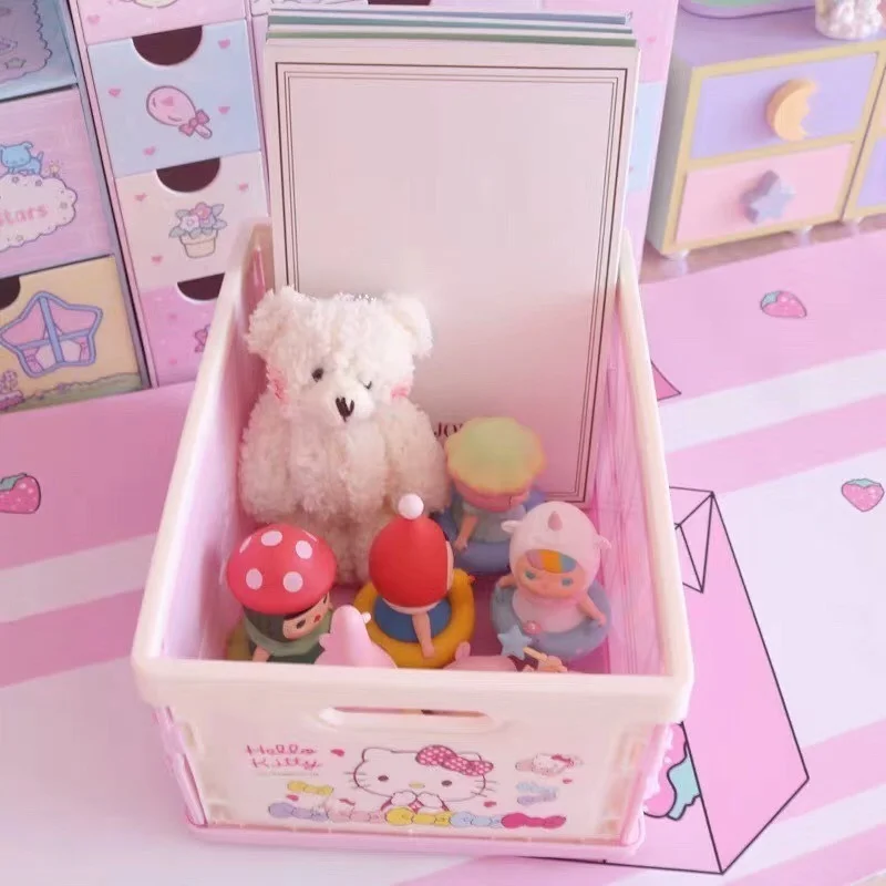 Аниме мультфильм My Melody KT Cat маленький двойной звезда настольный органайзер