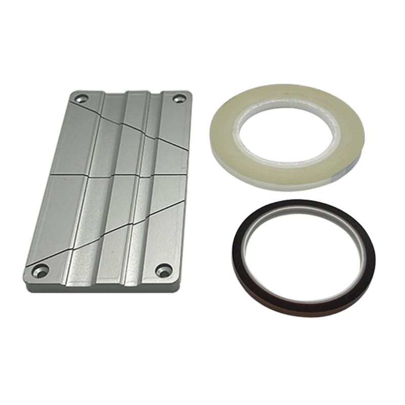 

Professional 1/4 10Inch Tape Splicing Set for Opening Reel To Reel Tape Adjustable Length Block Easy Install