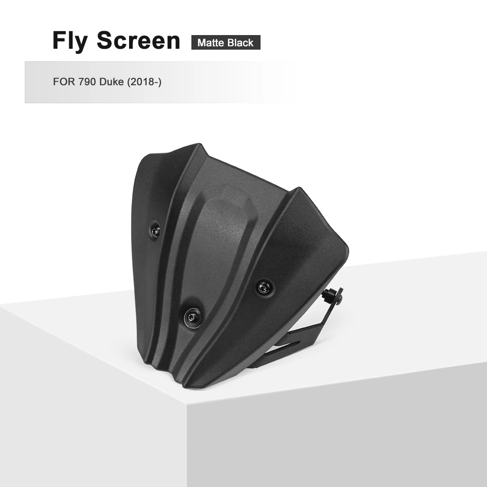 

Аксессуары для мотоциклов Fly Screen для 790 Duke 2018-2023 2024 2025, передний мини-обтекатель лобового стекла, ветровое стекло