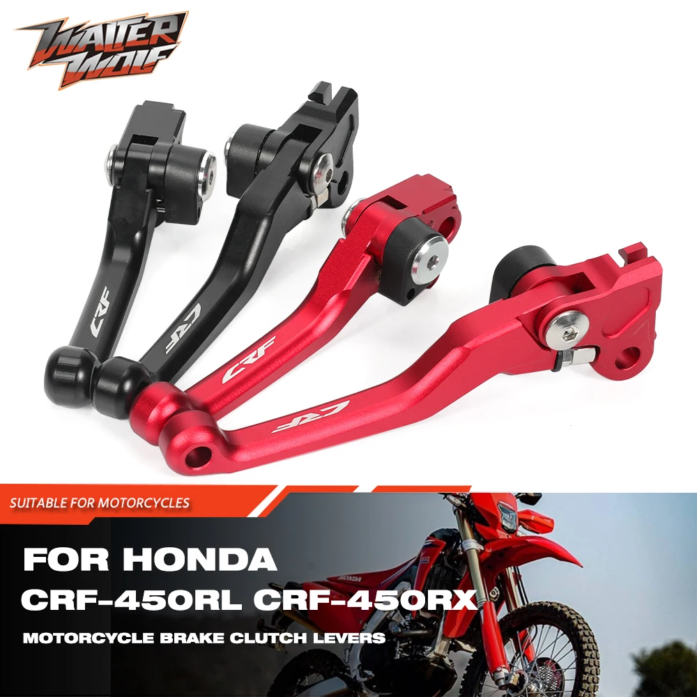 

Motorcycle Pivot Brake Clutch Levers For HONDA CRF 450 450RL CRF450X CRF450L CRF450RX Left Right Brake Cylinders Accessories