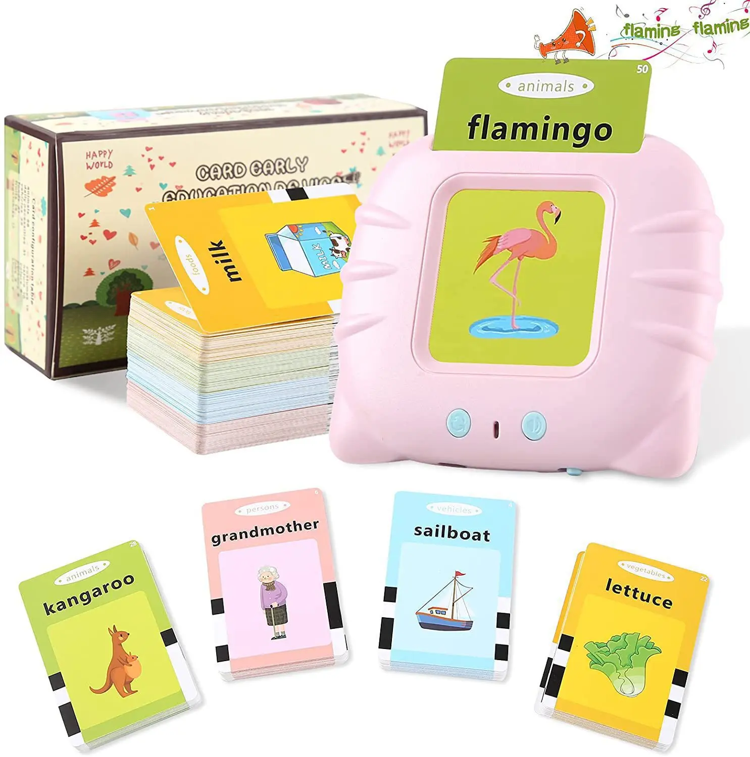 

NEW Talking Flash Cards 224 Words Toddler Toys Old Boys Girls Autism Sensory Toys for Autistic Children Learning Montessori Toy