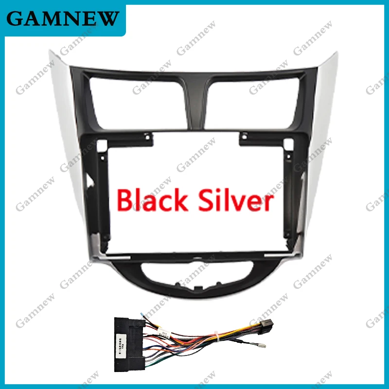 

Автомобильный 9-дюймовый радиоприемник для Hyundai I-25/ Accent/ Solaris/Verna 2010-2016, рамка Android 2Din MP5-плеер, стереопанель