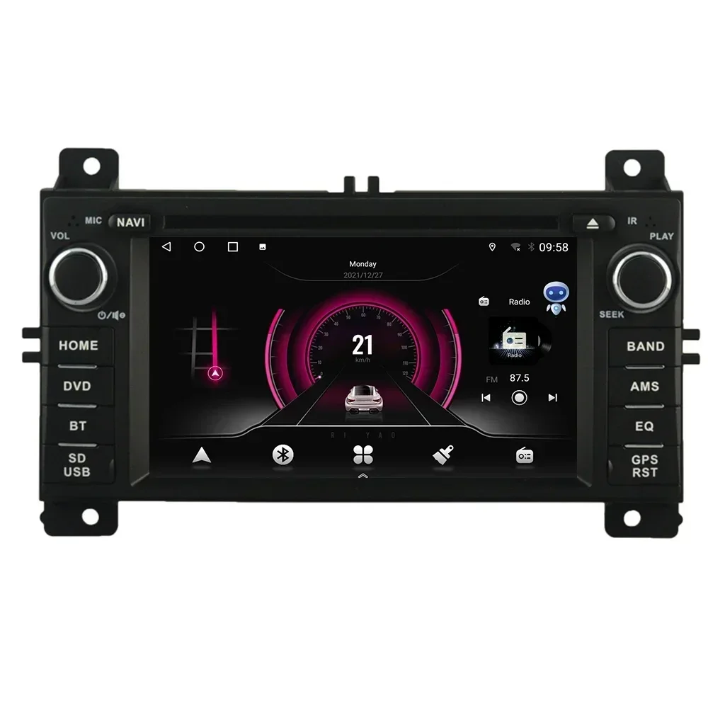 8G + 128G Carplay Auto Android 13.0 DSP IPS LTE Автомобильный DVD-плеер GPS WIFI Bluetooth RDS Радио для Jeep Grand