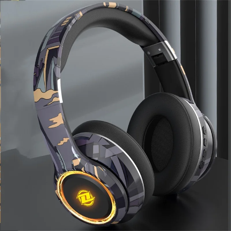 Наушники Беспроводные с поддержкой Bluetooth 5 2 и TF-картой 3 мм