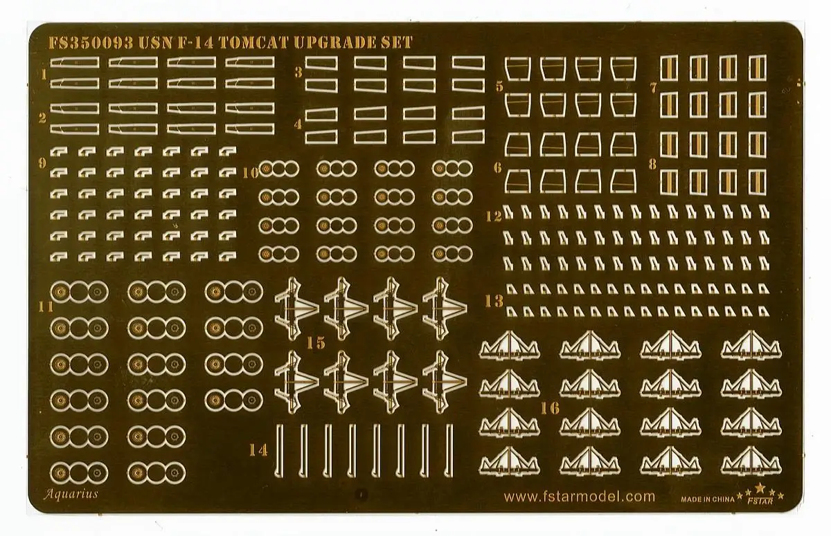 

Пять звезд FS350093 1/350 USN F-14 Tomcat комплект обновления