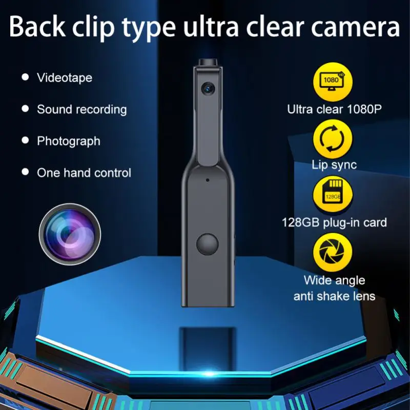 

New Pen Mini Camera 1080P Camcorder Video Audio Recorder Support TF Card Flashlight Micro DV Small Digital Action Cam