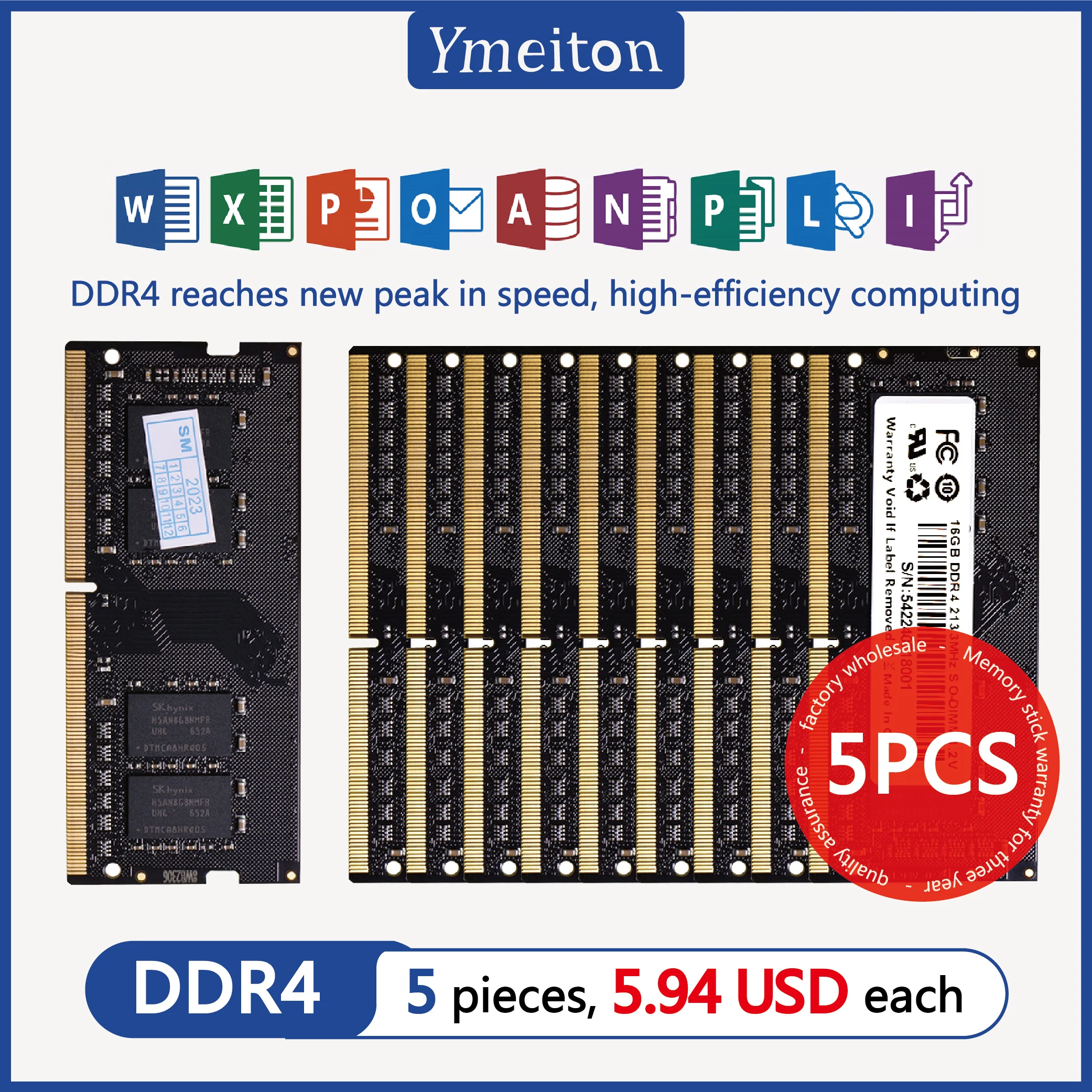 Оперативная память ddr4 для ноутбука, 5 шт | AliExpress