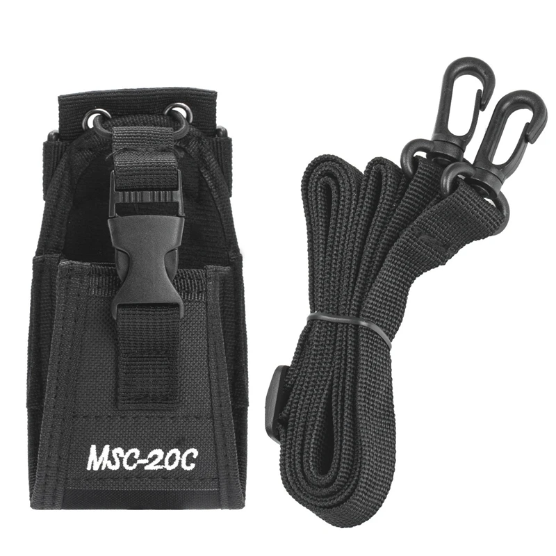 

MSC-20C Walkie-Talkie Storage Bag for Baofeng Quansheng TYT Outdoor Cycling Walkie-Talkie Bag Nylon Sleeve