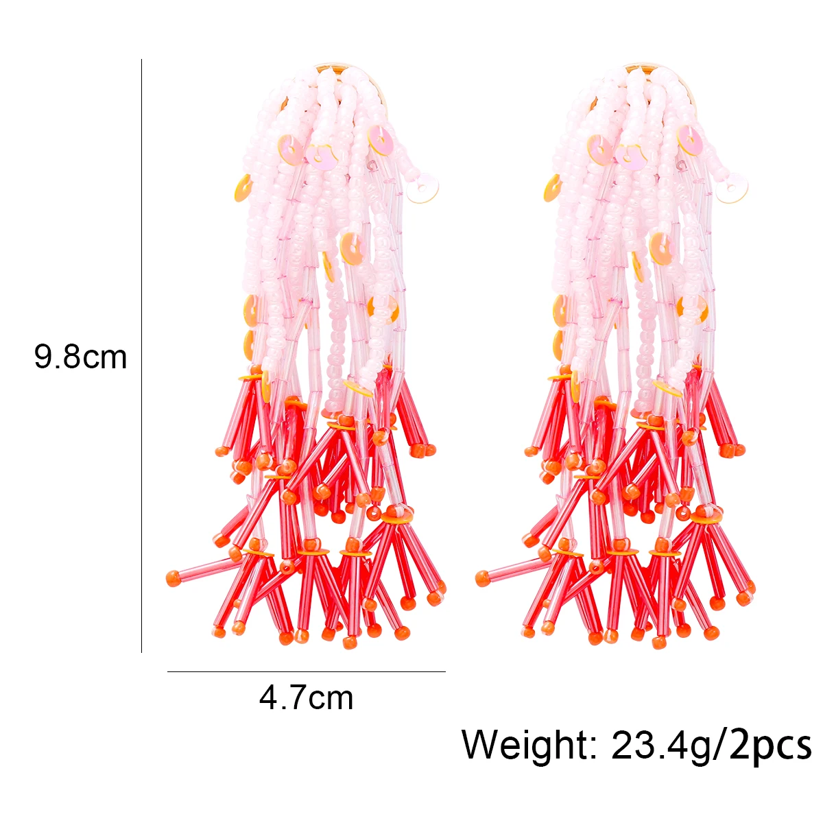 Серьги-Подвески ручной работы богемные винтажные эффектные украшения в