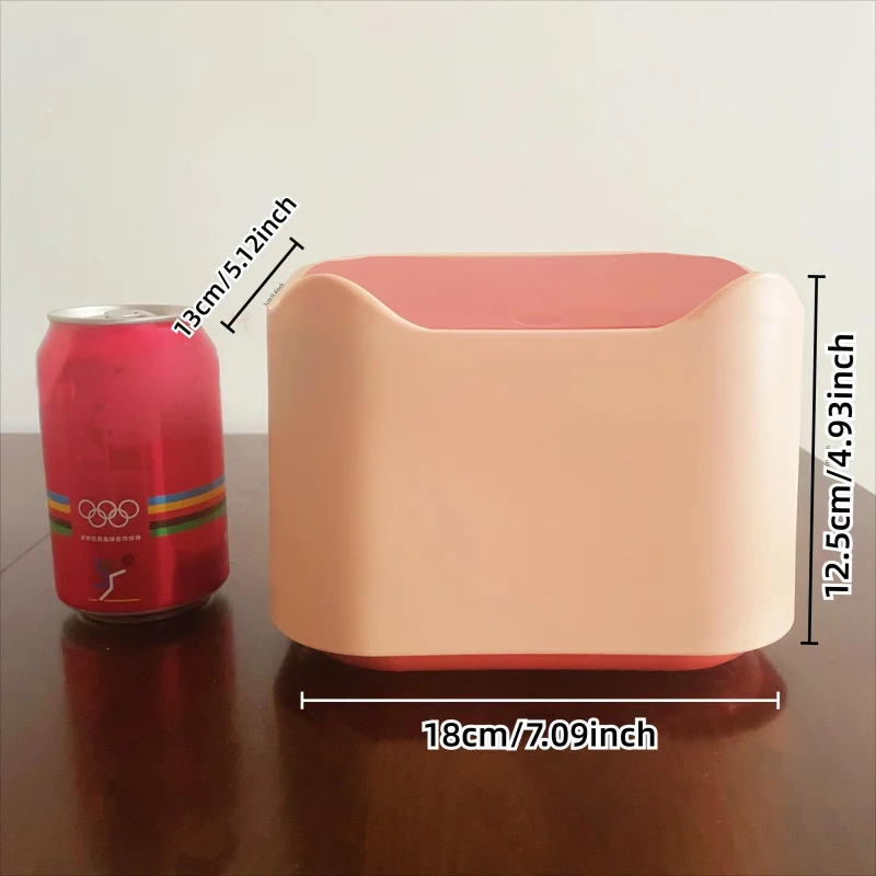 Мусорная корзина для кошачьего туалета с нажимной и выдвижной крышкой дизайн