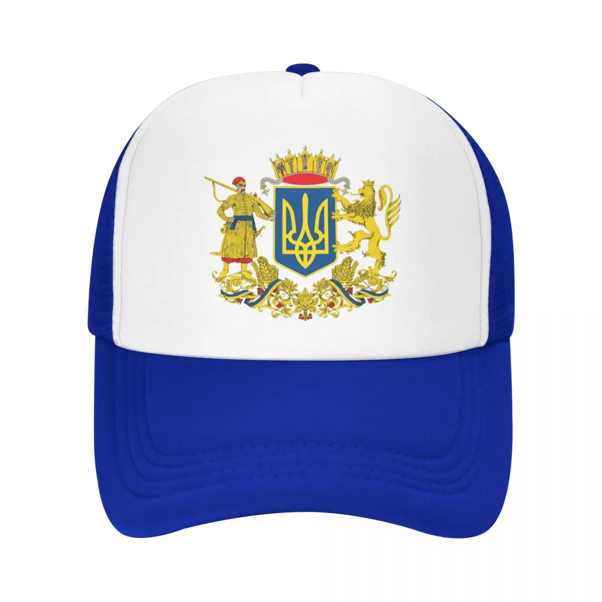 

Unisex Coat Of Arms Ukraine Trucker Hat Adjustable Adult Ukrainian Flag Baseball Cap Men Women Outdoor Snapback Caps Sun Hats