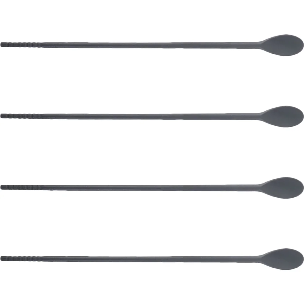 2 пары силиконовых палочек для еды и ложек перемешивания бытовые гаджеты блендер