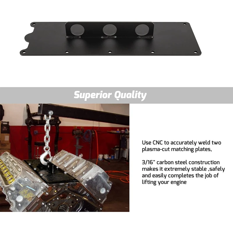 Подъем двигателя пластина для LS подъемного крана Gen III IV V 3 LM7 LR4 L59 L33 LSX LS1 LQ4 6 0 2 5