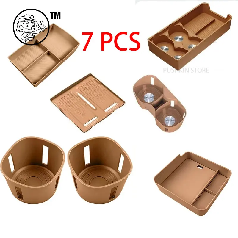 

Для ZEEKR 9X 2025 2026, автомобильный подлокотник, ящик для хранения, органайзер для центральной консоли, аксессуары для интерьера центральной консоли