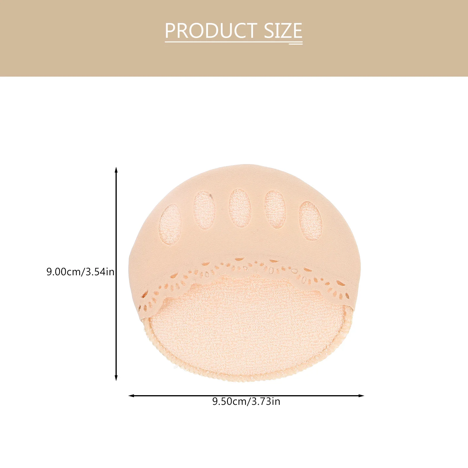 2 Pairs Women Stockings Toe Pad Liner Socks High Heel Comfortable Silk Half Cover Women's Slipper Invisible