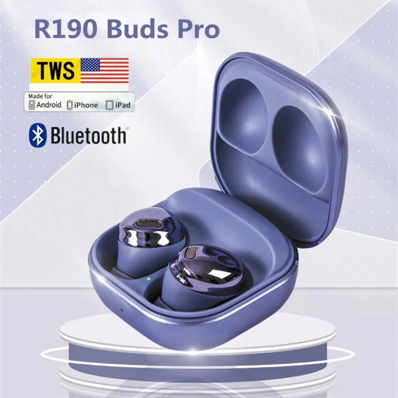 

2022 New R190 In-Ear Mini Wireless Bluetooth Headset Galaxy Buds Pro Earbuds Wireless Earphone with Charging Compartment SM-R190