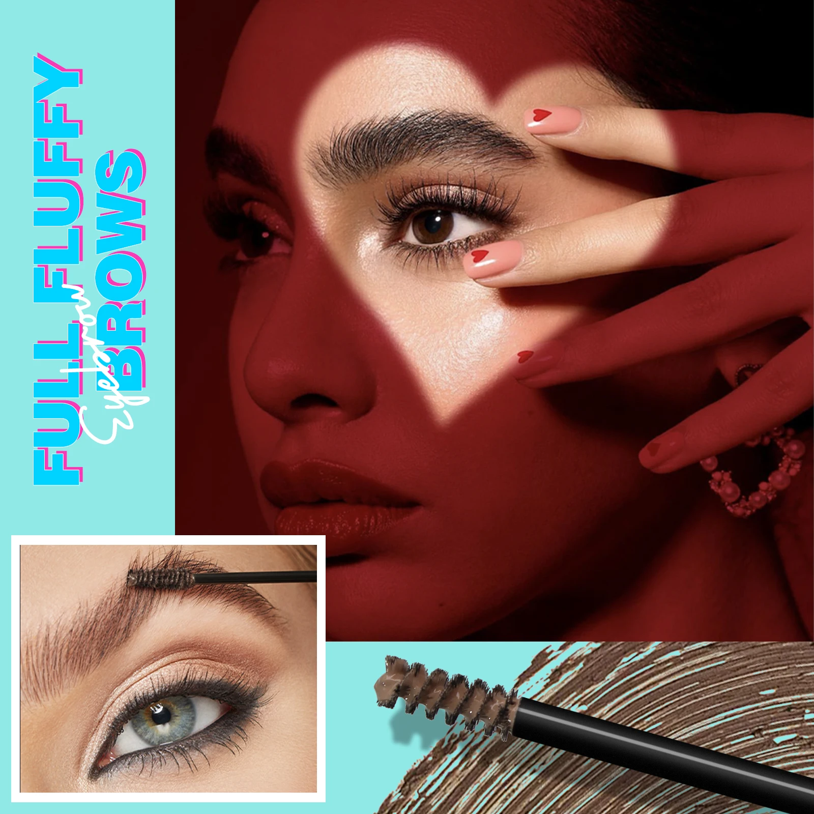 Крем для бровей с жидким окрашиванием стойкая водостойкая натуральная