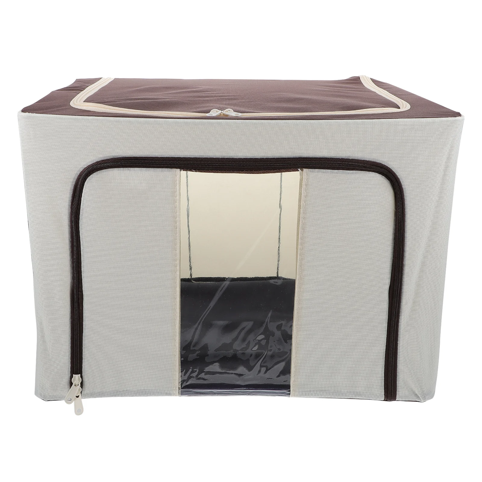 

Storage Foldable Box Quilt Clothes Bedding Cloth Sorting Clothing Orgnizer Carrying College Closet Fabric Zippered Container