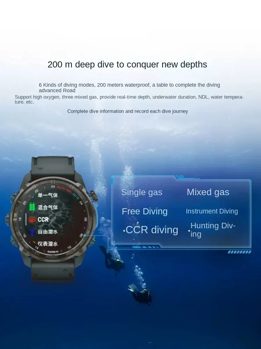 3/MK3i Подводные компьютерные часы новые многофункциональные GPS позиционирование