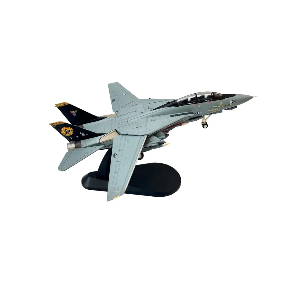 1/100 военно-морской флот Grumman F-14D Tomcat VF-31 Tomcatters истребитель металлическая военная