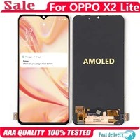 6 4 original amoled display for oppo find x2 lite x2lite lcd cph2005 display touch screen replacement digitizer assembly