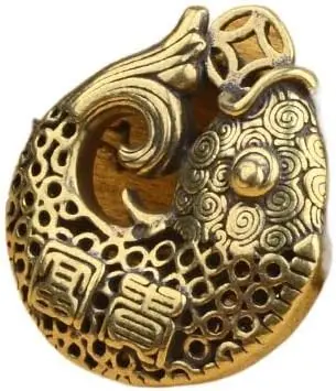 

Латунные аксессуары для самостоятельной сборки, латунная Подвеска для автомобильной сумки, индивидуальный Ретро подарок для пары