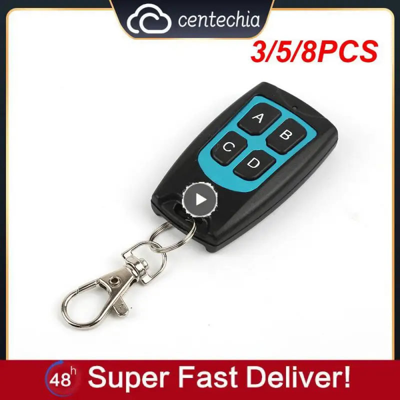 

3/5/8PCS 433mhz Wireless Door Duplicator High Quality Electric Cloning Universal Copy Code Remote Smart Home 4 Channel
