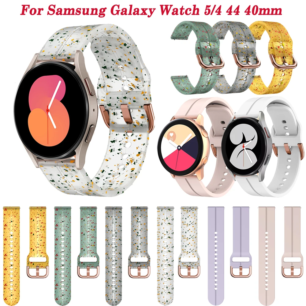 

Ремешок 20 мм для наручных часов Samsung Galaxy Watch 4/5 Active 2 40 44 мм, классический браслет для смарт-часов 42 46 мм, 5 Pro 45 мм, Correa