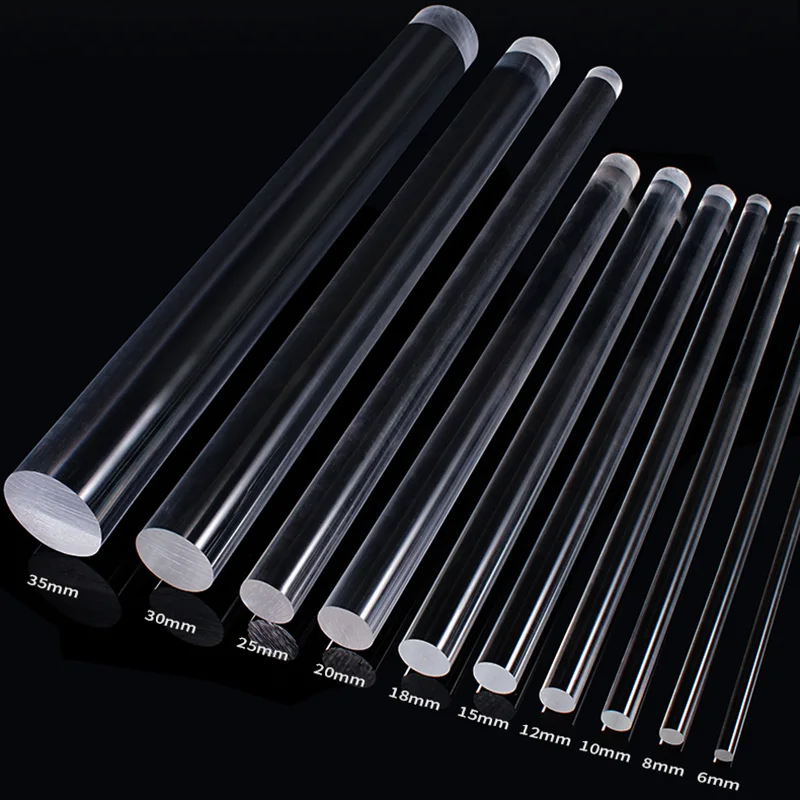 

Clear Acrylic Perspex Round Rod Circular Bar