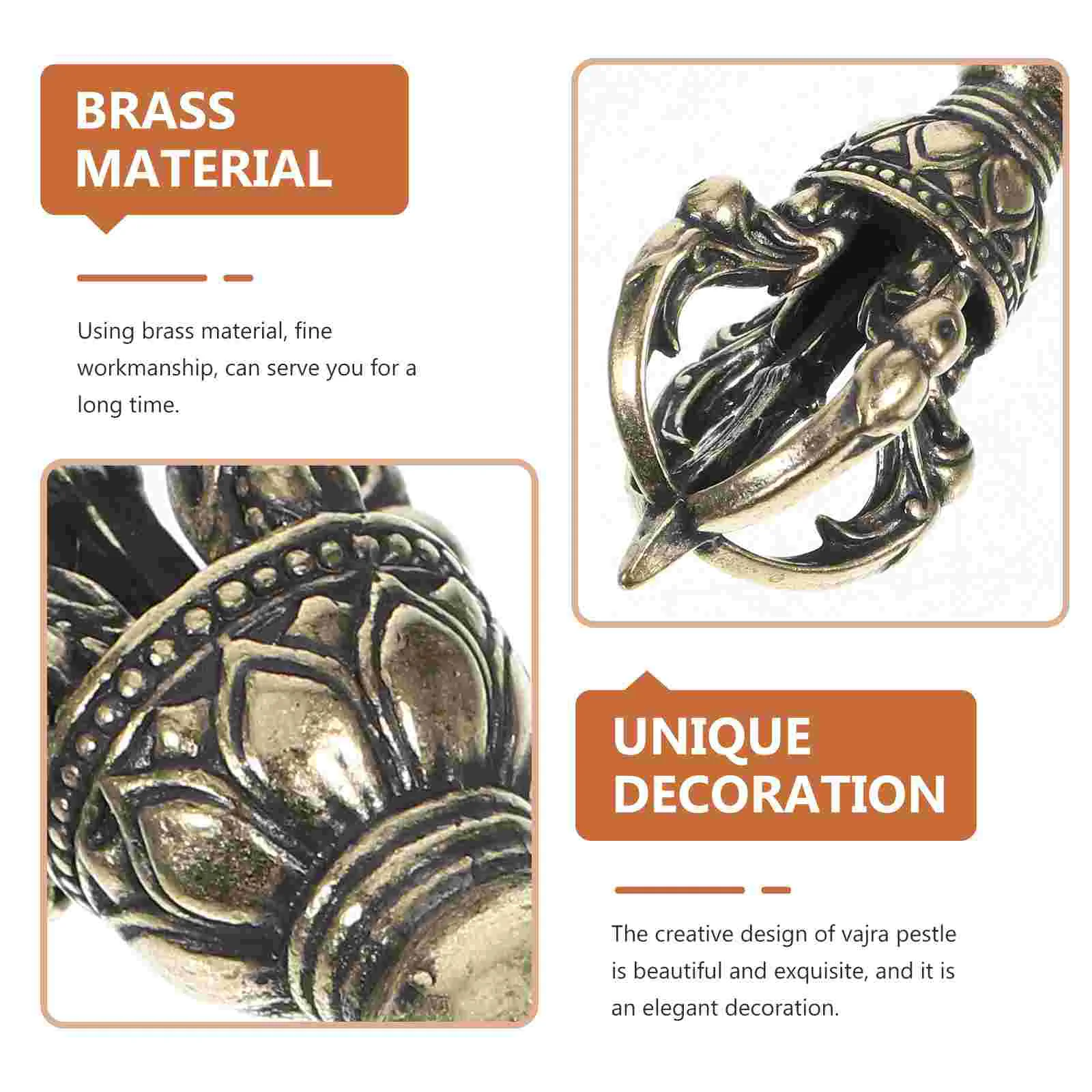 Демон пестик декор для йоги латунный орнамент Дхарма часы украшение офиса