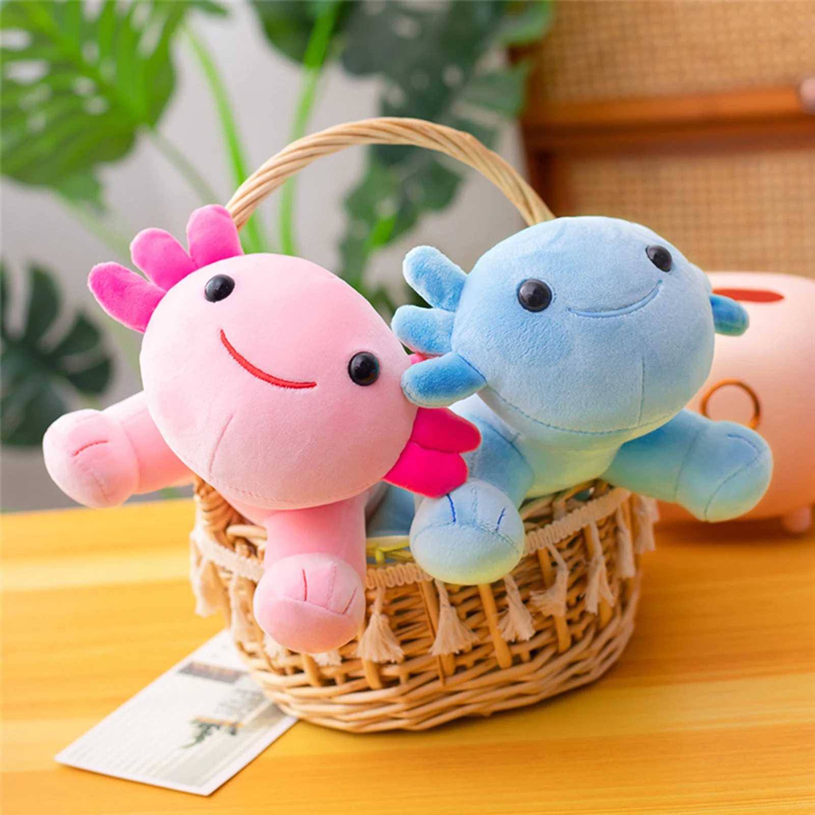 

Cute Kawaii Axolotl Plush Toy Axolotl Stuffed Animals Plushie Doll Animal Axolotl Plushies Figure Doll Soft Axolotl Stuffed Doll