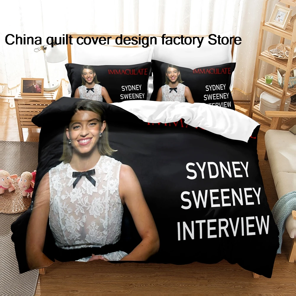 Комплект постельного белья Sydney Sweeney Immaculate одинарный полный королевский размер