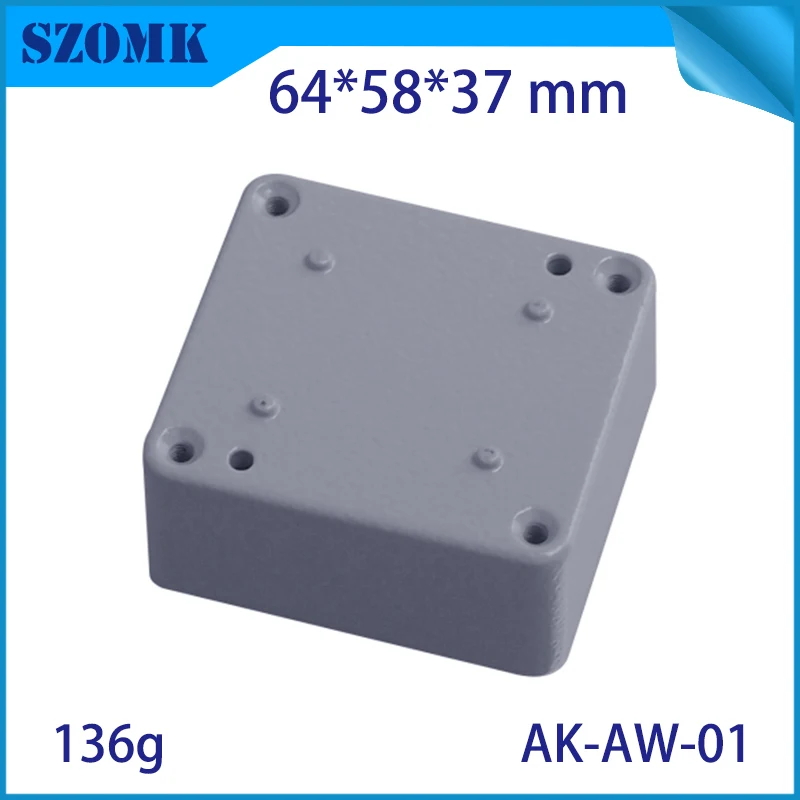 Алюминиевый усилитель IP66 67 водонепроницаемый корпус для винтов с шестигранной