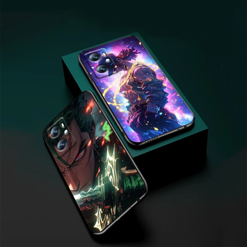 Zoro Аниме One Piece мультфильм для OPPO Find X6 X5 X3 A54S A5 A94 A16 A53S A57 A74 A72 A98 A78 A96 A9 5G черный мягкий