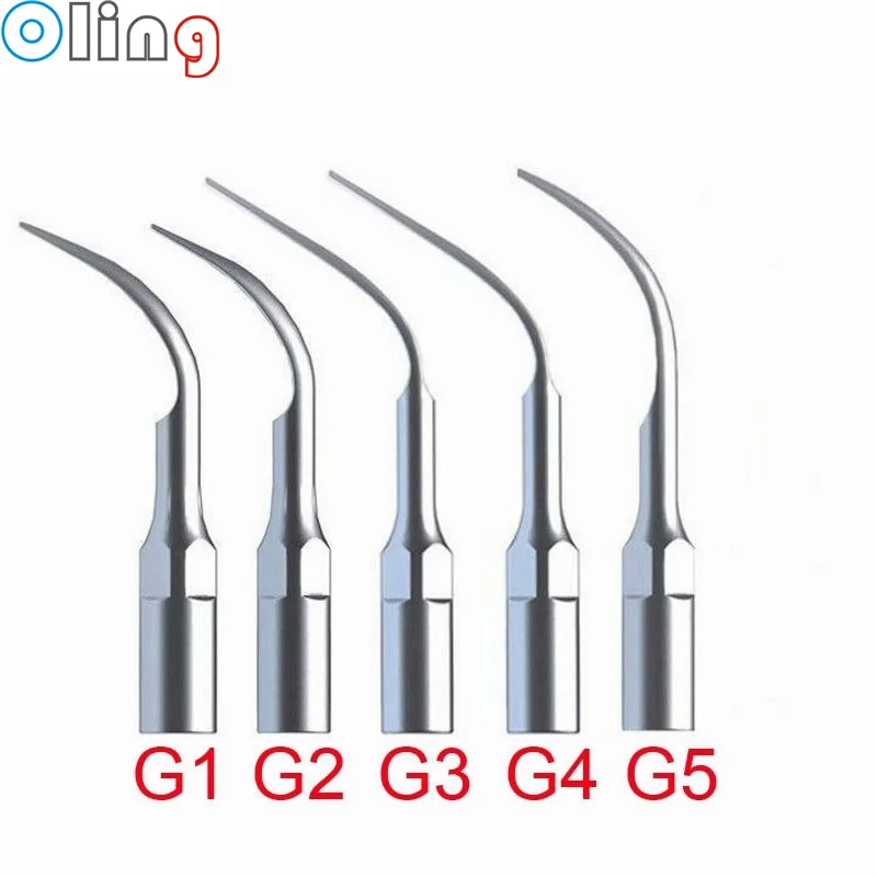 

5 шт. стоматологические ультразвуковые наконечники скалера G1 G2 G3 G4 G5, стоматологические наконечники скалера, подходящие для зеркального дял...