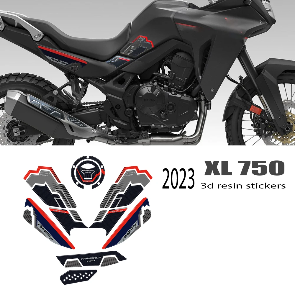 

Наклейка для мотоцикла Honda XL750 Transalp 2023, 3D эпоксидная смола, защитная наклейка, Набор наклеек