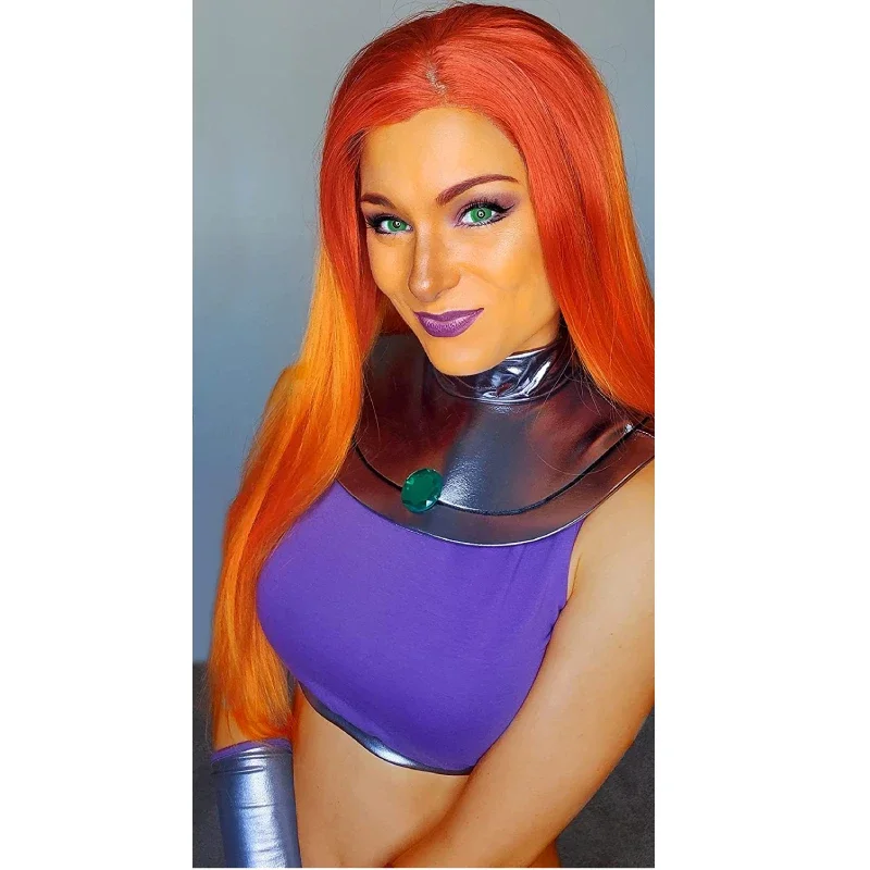 Женский костюм для косплея DAZCOS супергероя из фильма старфайр юбка фиолетовый